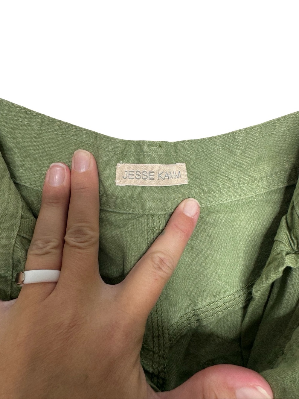 Jesse Kamm | Handy Pants in Olive Green 6 - Picture 7 of 12